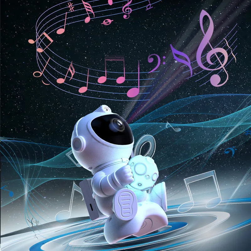 Projecteur Galaxie Astronaute LED – Lampe Ciel Étoilé avec Bluetooth & Télécommande