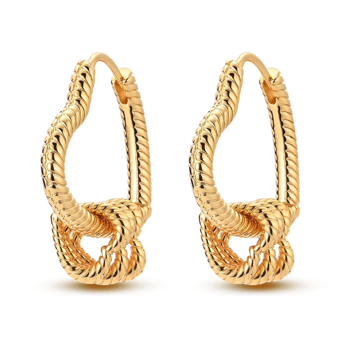 Boucles d’Oreilles Cercle en Argent 925 Plaqué Or – Motifs Soleil, Lune et Cœur pour Femme