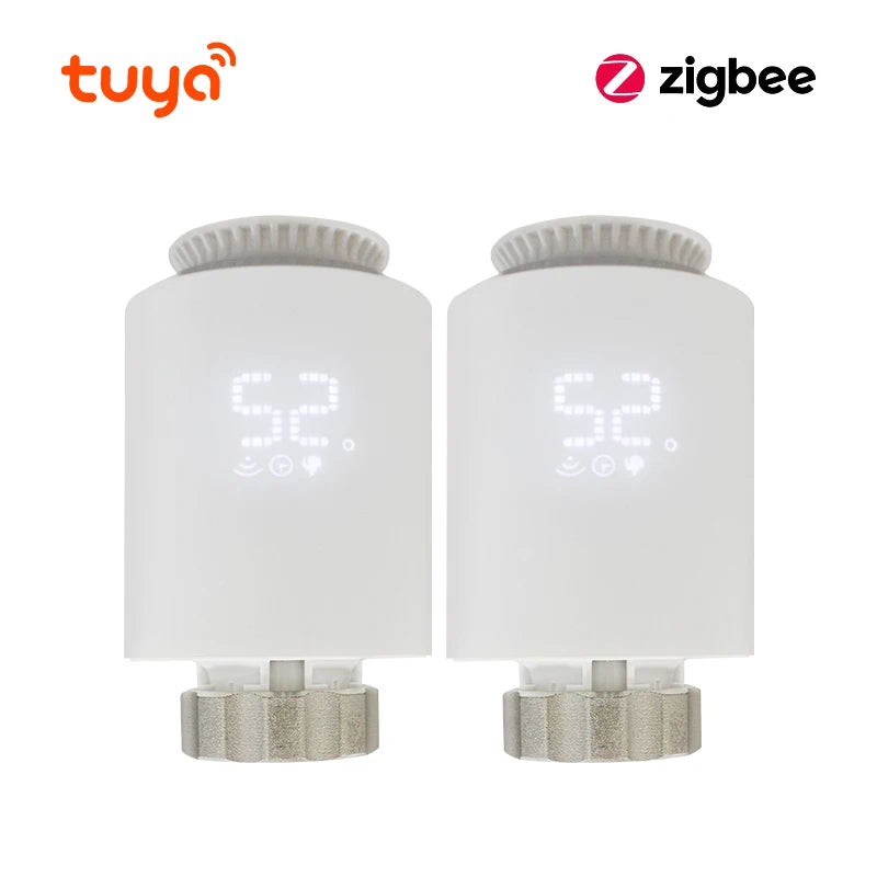 Thermostat Radiateur Intelligent ZigBee 3.0 – Tête Thermostatique Connectée Tuya