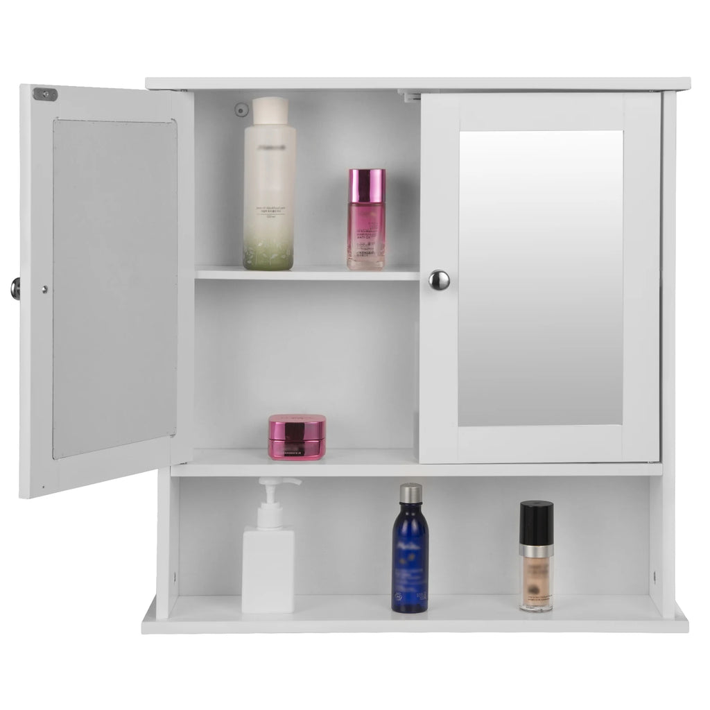 Armoire Murale de Salle de Bain avec Miroir – Design Compact Premium & Rangement Intelligent