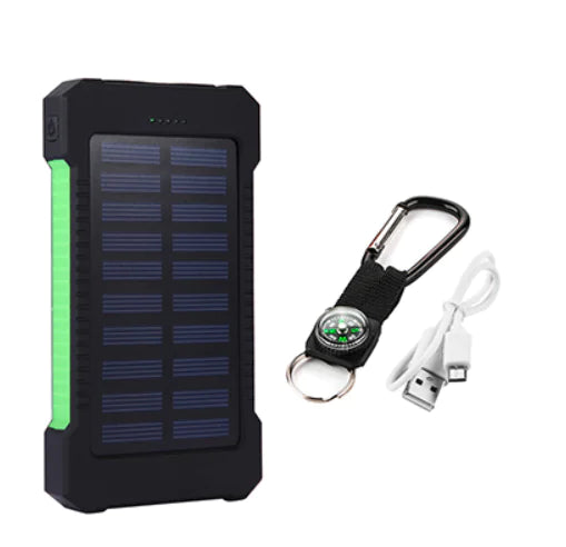Batterie Solaire Puissante 20000mAh – Rechargez Où Que Vous Soyez