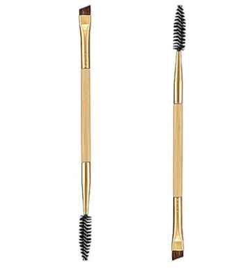 Brosse à Sourcils Double Embout en Bambou avec Peigne