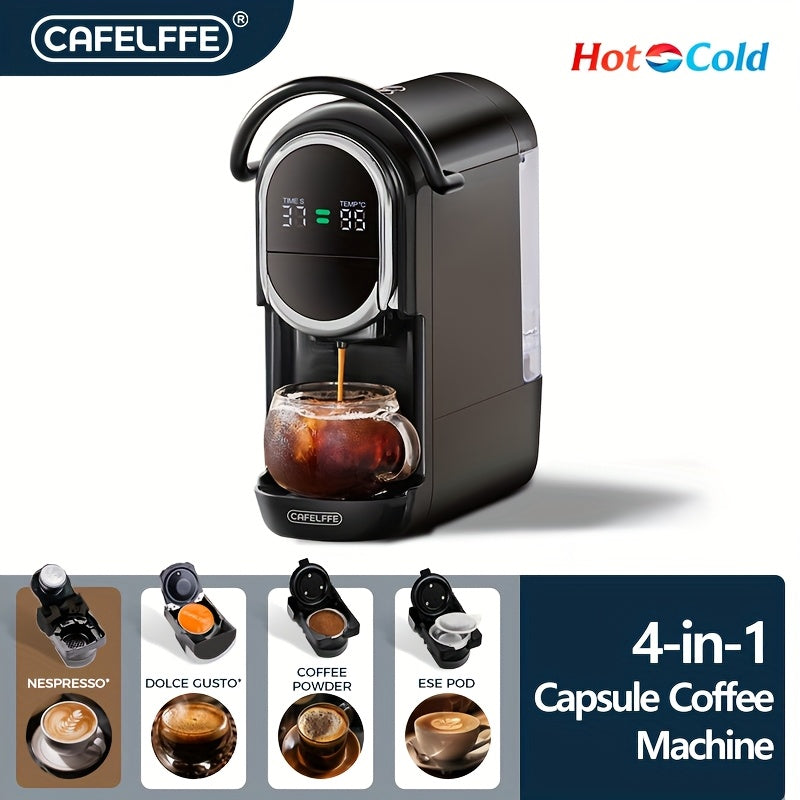 Machine à café capsules CAFELFFE – 4-en-1 – 1450 W – 220-240 V