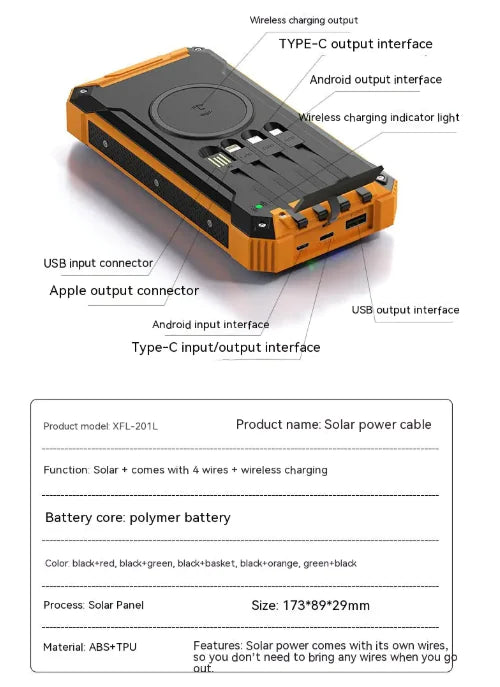 Batterie Solaire Sans Fil